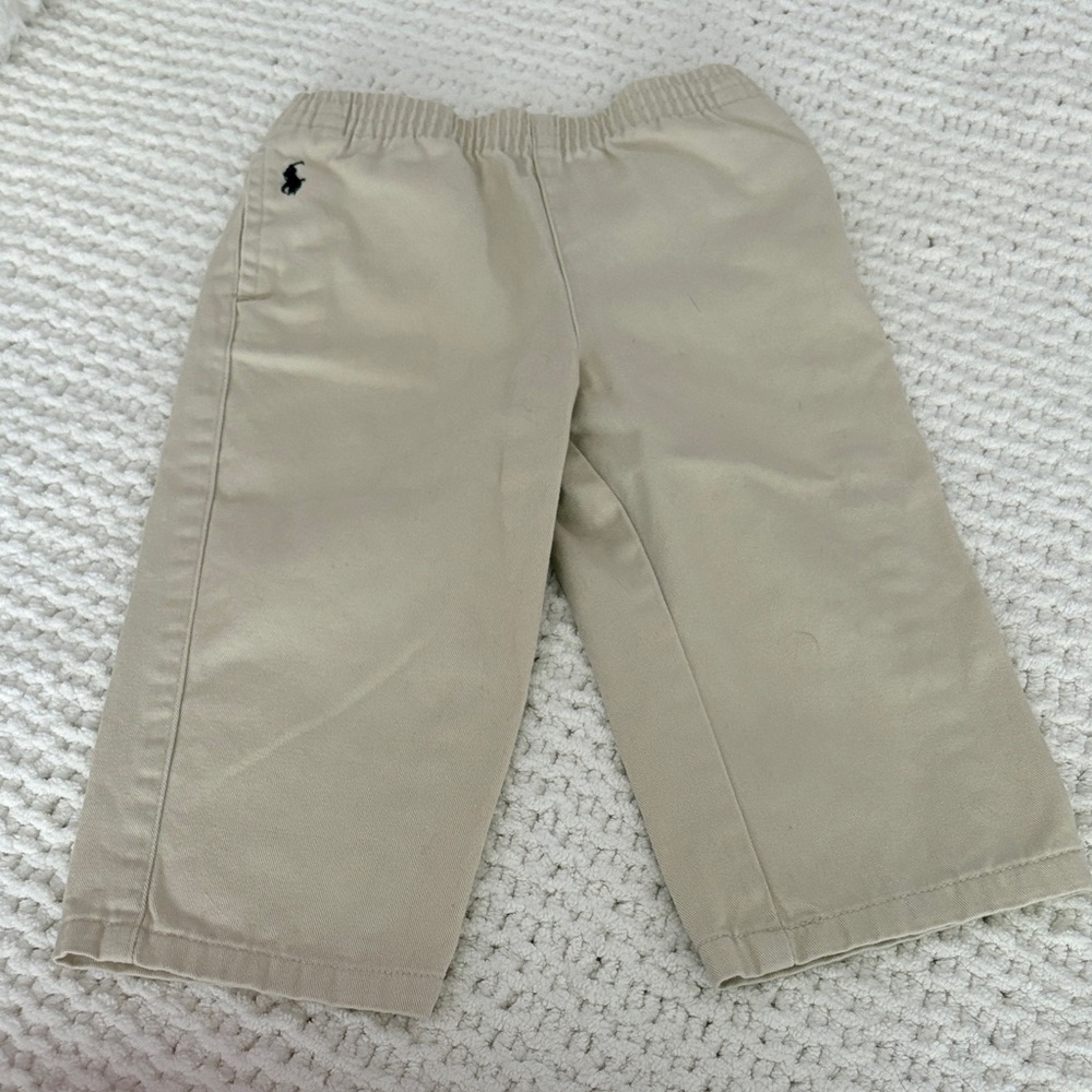 Toddler Polo by Ralph Lauren  Beige Pants
